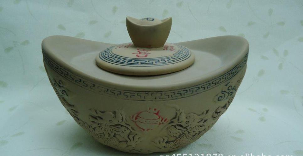  供应产品 福建省德化富艺陶瓷 陶制品茶叶罐 仿古样式